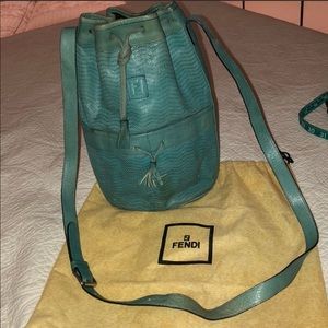 Authentic vintage Fendi bucket bag